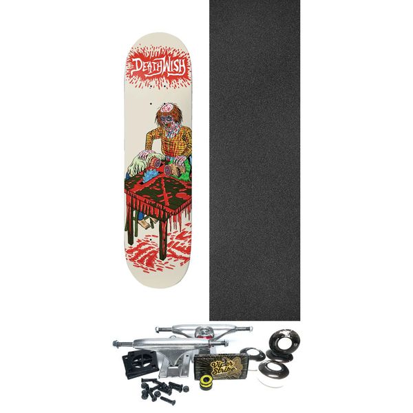 Deathwish Skateboards Jake Hayes Nightmare City Skateboard Deck - 8.47" x 31.875" - Complete Skateboard Bundle